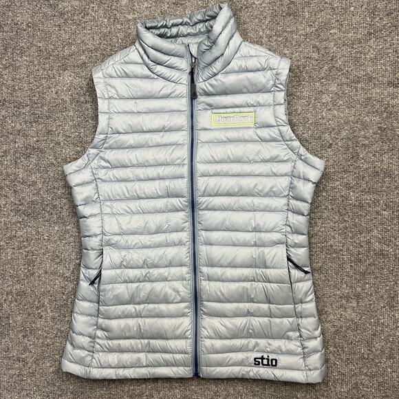 Stio Vest Womens Small Pertex Quantum Down Puffer Lightweight ClearRock Outdoor - Picture 1 of 12